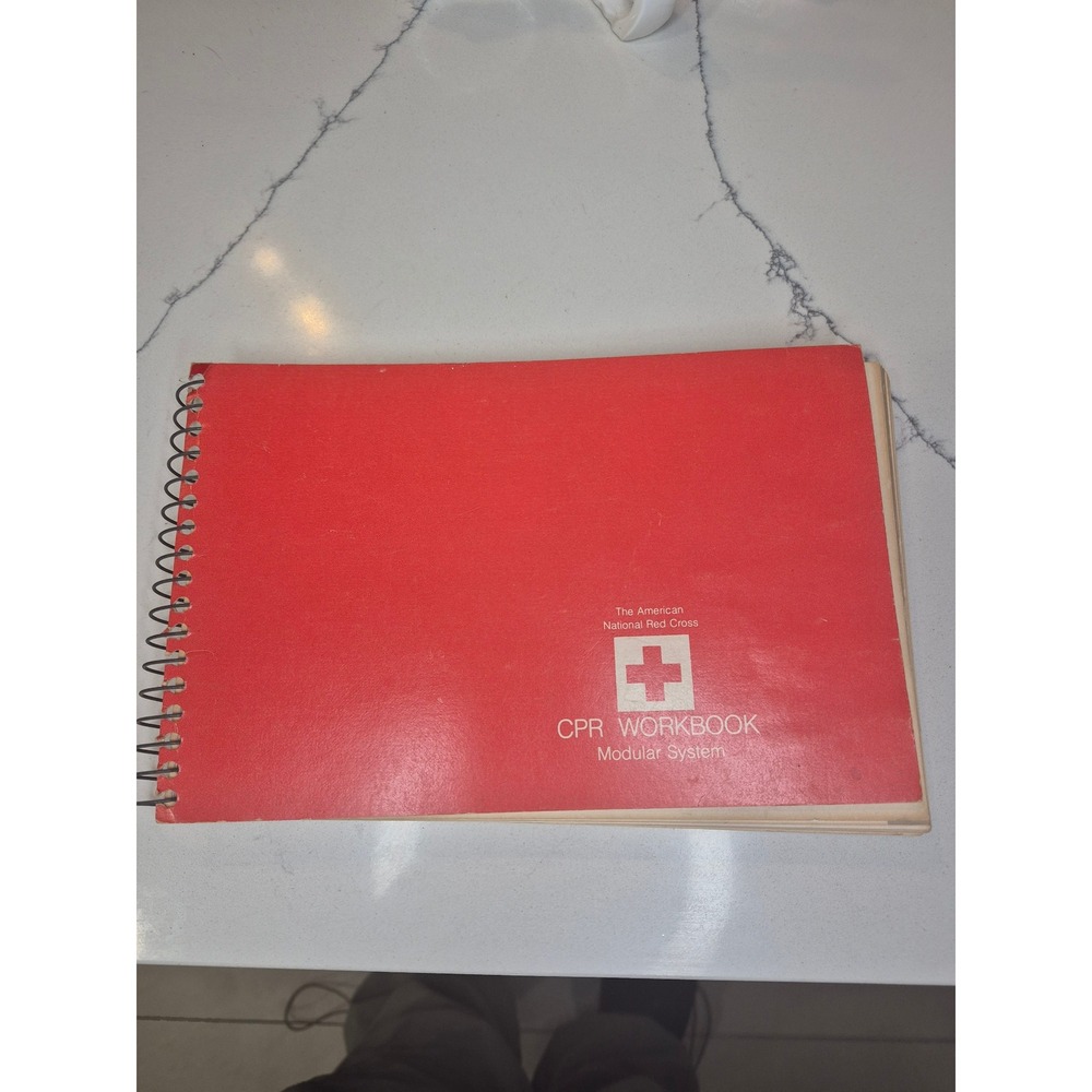 American Red Cross CPR Workbook Modular System 1975‎ Training Guide
